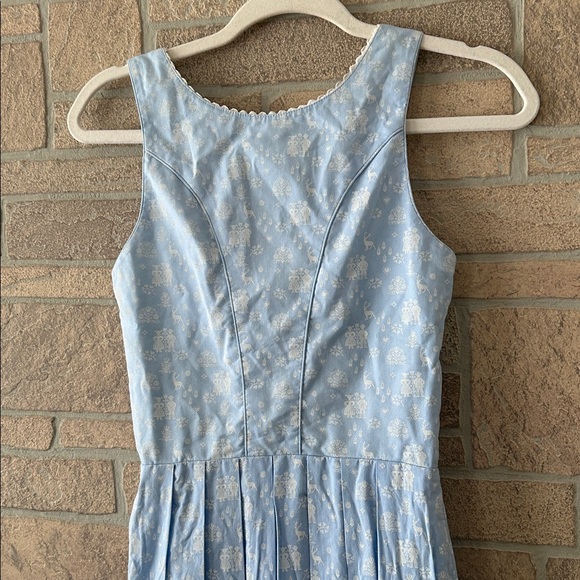 Wenger Austrian Style Size 34 XS Dirndl Cotton‎ Sleeveless Dress - Picture 8 of 9